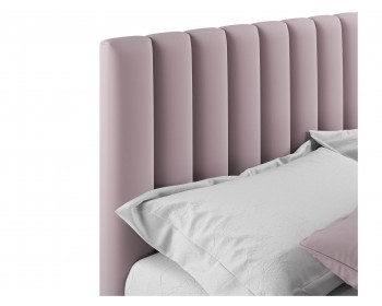 Мягкая кровать Olivia 1600 лиловая с подъемным механизмом