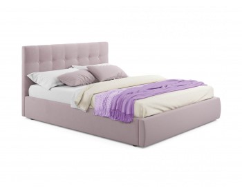Мягкая кровать "Selesta" 1800 лиловая с подъемным механизмом