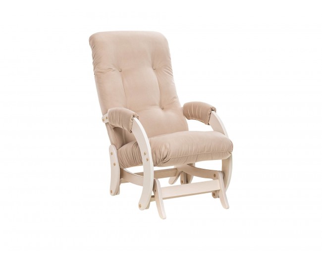 Кресло-качалка Модель 68 (Leset Футура) Дуб беленый, ткань V 18 фото