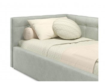 Кровать Односпальная -тахта Bonna 900 кожа серый с подъемным меха