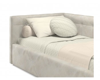Кровать Односпальная -тахта Bonna 900 кожа кремовый с подъемным м
