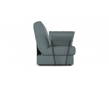 Диван прямой Баден  с подлокотниками 243 прямой Темно-бирюзовый