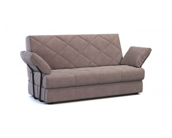 Диван прямой Баден  с подлокотниками 243 прямой Капучино