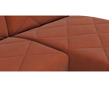 Тканевый диван П-образный Баден NEXT с подлокотниками