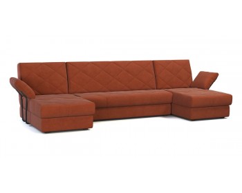 Диван П-образный Баден с подлокотниками