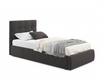 Мягкая кровать Selesta 900 шоколад с ортопед.основанием