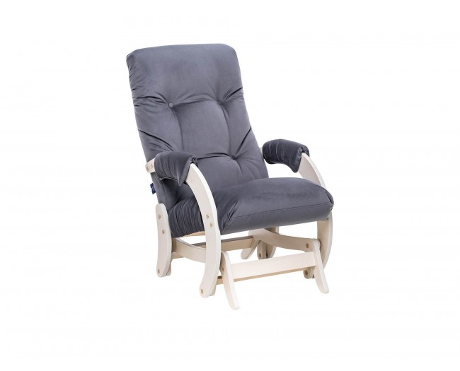 Кресло-качалка Модель 68 (Leset Футура) Дуб беленый, ткань V 32 фото