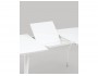 Стол обеденный STOOL GROUP Сидней раскладной 120-160*80 Белый гл фото
