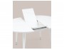 Стол обеденный STOOL GROUP Сидней раскладной 100-130 Белый глянц фото