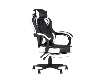 Офисное кресло игровое Stool Group TopChairs Virage Черный/Белый