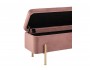 Банкетка STOOL GROUP Болейн с ящиком Велюр розовый от производителя