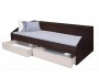 Кровать Фея - 3 одинарная симметричная (900х2000) венге/дуб линд недорого