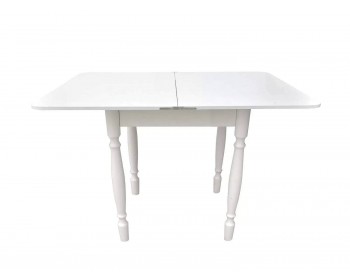 Обеденный стол ломберный раскладной 60х60 ДСП белый