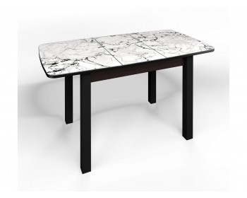 Кухонный стол СМ-1 Флорида ноги окрас квадратный венге/черный
