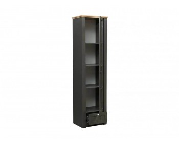 Распашной шкаф комбинированный Прованс (Олмеко) 37.06 серый