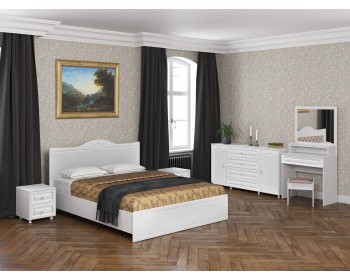 Спальня Афина-5 белое дерево