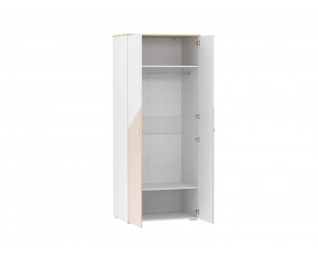 Распашной шкаф для одежды НМ 041.42 Банни Дуб сонома/белый/бисквит