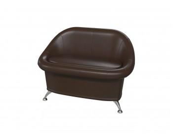 Кожаный диван Орион 6-5154 Тёмно/Коричневый