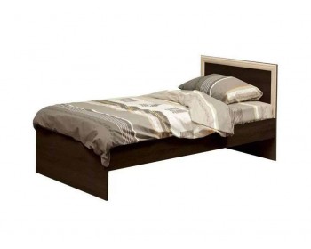 Кровать одинарная с настилом 21.55 (900 мм) венге/дуб