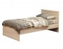 Кровать одинарная с настилом 21.55 (900 мм) дуб сонома недорого