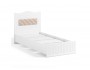 Кровать 900 с настилом и мягким элементом Монако МН-10 + МН-10А  распродажа