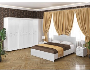 Спальня Монако-4 белое дерево