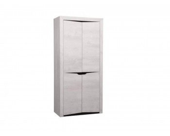 Распашной шкаф 2-х дв. для одежды 33.03 Лючия бетон пайн белый/венге