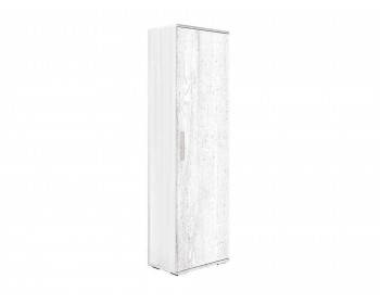 Шкаф 06.286 для одежды белый/бетон пайн белый
