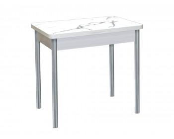 Кухонный стол обеденный поворотно раскладной фотопечать БРОНКС / бетон бе