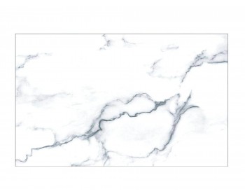 Стол обеденный поворотно раскладной фотопечать БРОНКС / бетон белый Мрамор белый / опора круглая серебристый металлик
