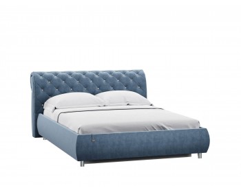 Кровать Эмили 1400 модель 309 со стразами Оникс 17