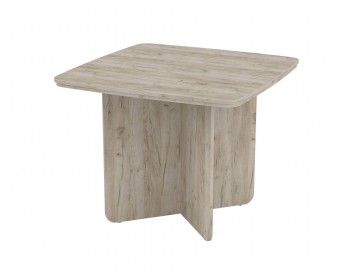 Обеденный стол 1-68 Квадро Дуб Крафт серый