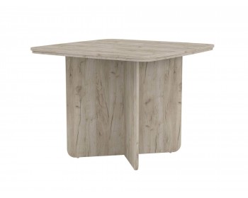 Обеденный стол 1-68 Квадро Дуб Крафт серый