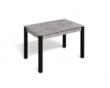 Обеденный стол Милан-1 Бител бетон ателье/черный