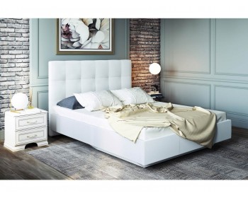 Кровать с латами Каприз 140х200, белый