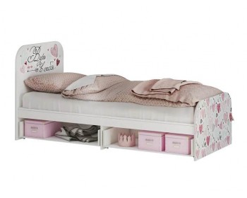Кровать с реечным настилом Малибу КР-10 Light 80х186