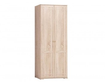Распашной шкаф двухдверный для одежды Sherlock 12, дуб сонома