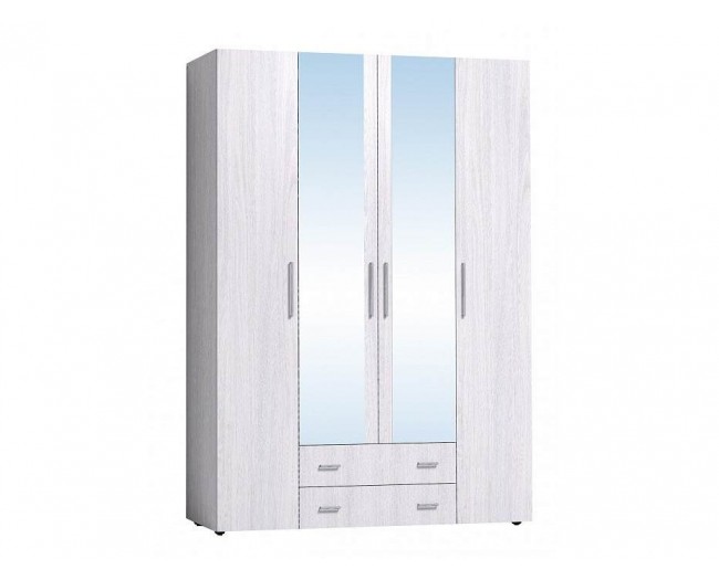 Шкаф для одежды и белья Монако 555, ясень анкор светлый фото