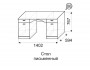 Стол письменный с надстройкой Квест 6 купить
