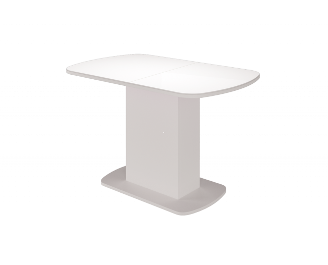 Стол обеденный раздвижной Соренто-2, белый фото