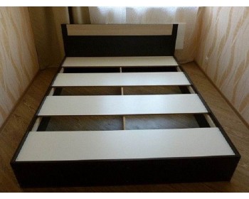 Кровать с настилом ЛДСП ЭКО 120х200, венге