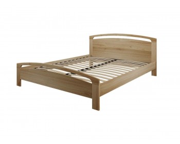 Кровать деревянная с ламелями Alba (Альба) 160х200, натуральный
