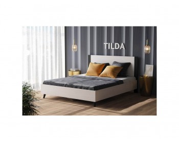 Кровать с ортопедическим основанием (металл) Tilda 120х200, ясен