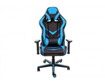 Офисное кресло Racer черное / голубое Стул
