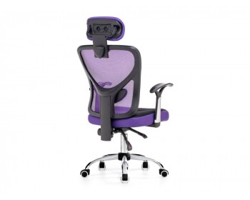 Офисное кресло Lody 1 фиолетовое / черное Компьютерное