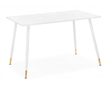 Обеденный стол Bianka белый деревянный