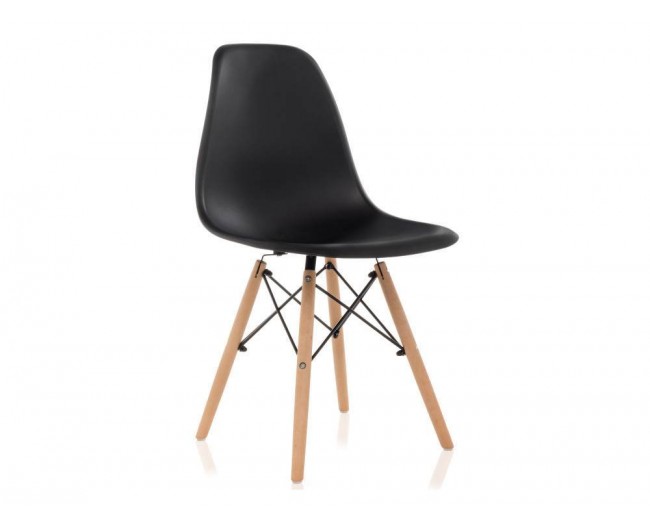 Eames PC-015 черный Стул деревянный фото