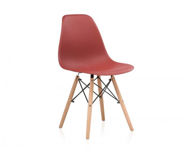 Eames PC-015 bordeaux Стул деревянный фото