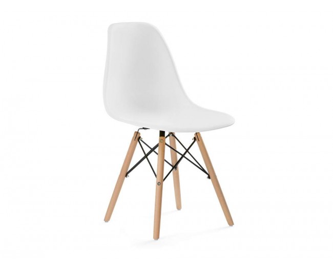 Eames PC-015 белый Стул деревянный фото