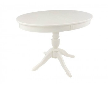 Обеденный стол Arno без патины / молочный деревянный